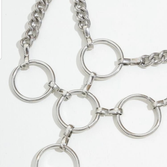 ○Portia○ Rings and Chains Necklace - Picture 3 of 4